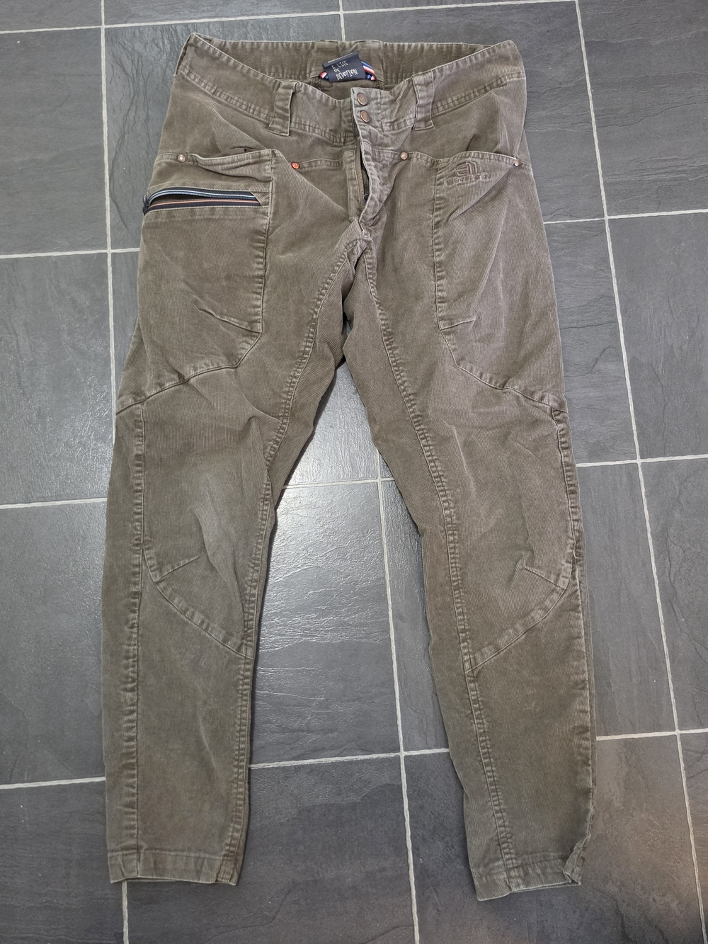 Men's Brown Courduroy Sate Of Elevenate 32